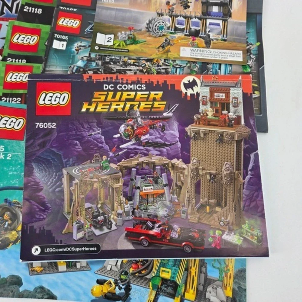 Lego Instruction Manual Only 60+ Plus Lot Ninjago Minecraft Heroes 21309 76042